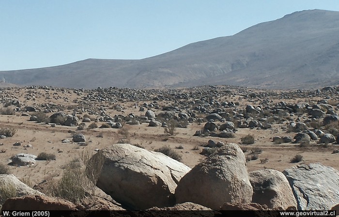 Meteorizacion esferoidal en Atacama
