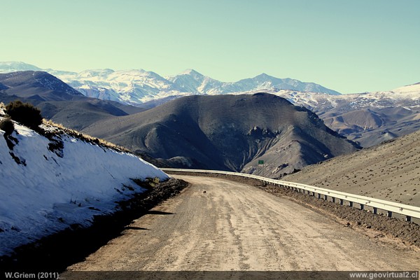 Der Castano Pass in der Atacama-Wüste, in den Anden Nordchiles