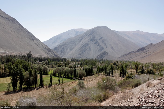 Paisaje cerca Chanchoquin, Region de Atacama (Chile)