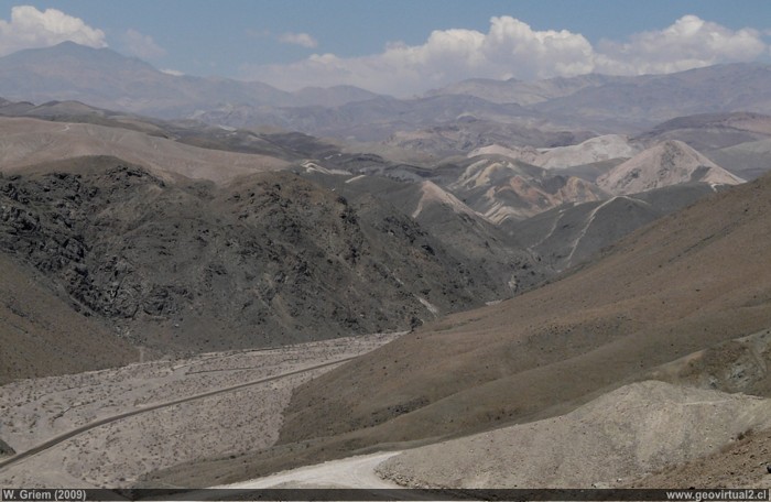 Die Atacama-Wüste in dem Carrizalillo Tal bei Maray in Tierra Amarilla