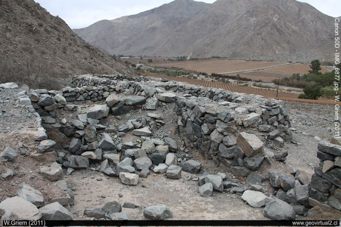Die Ruinen aus der  Inka Zeit: Punta Brava im Copiapo Tal, Atacama Region, Chile