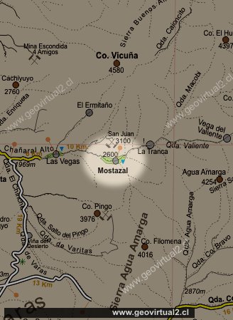 Carta de Mostazal de Chañaral Alto, Atacama