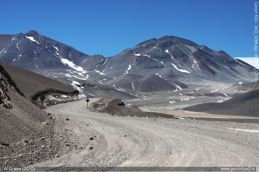 Der Tres Cruces Berg in den Anden von Atacama, Chile