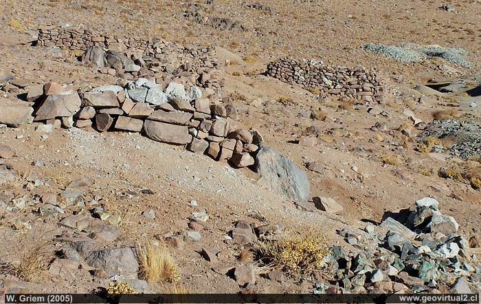 La mina Reconquista en la sierra Monroy - Desierto Atacama, Chile
