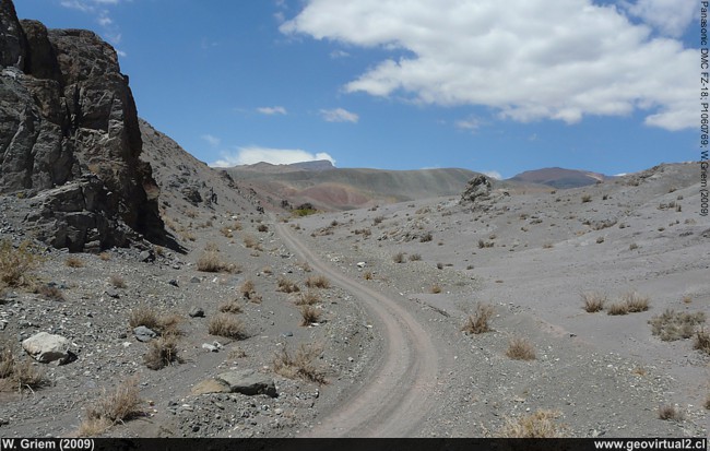 Quebrada Romero, sector Recarga en el desierto de Atacama, Chile