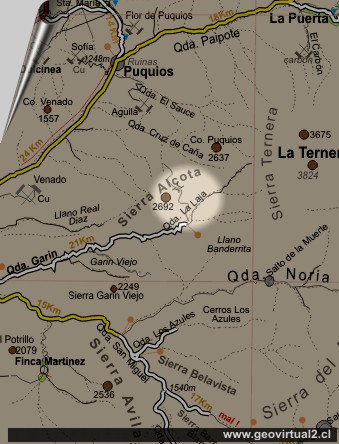 Carta Sierra Alcota de Atacama