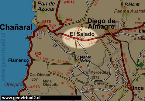 Carta del sector El Salado