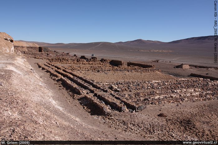 Die Salpeteraufbereitungsanlage von Catalina Sur in der Atacama Wüste