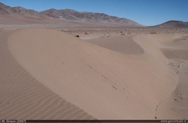 Dunas del desierto de Atacama, Chile
