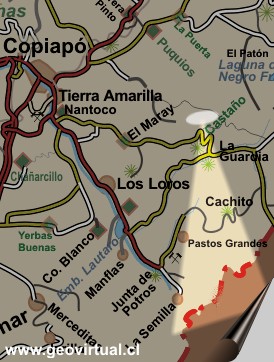 Map of the area 
