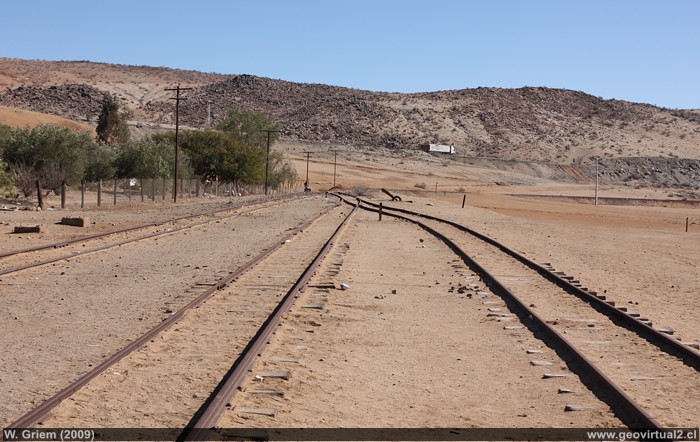 Estacion de Cachiyuyo en la Region de Atacama - Chile