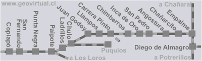 carta longitudinal en Atacama
