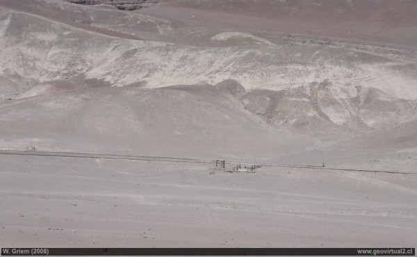 Estación Joaquin Perez en el desierto Atacama, Chile