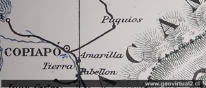 Carta Puquios, de Espinoza