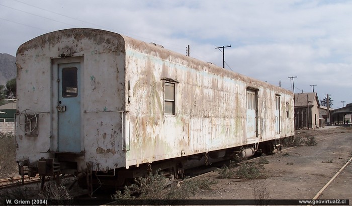 Carro de ferrocarril de la Region de Atacama