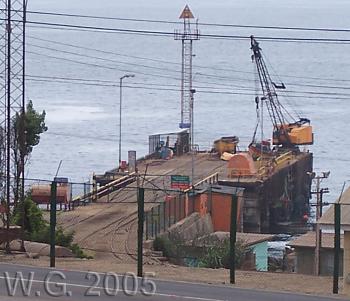 Muelle ferroviaria en Barquito