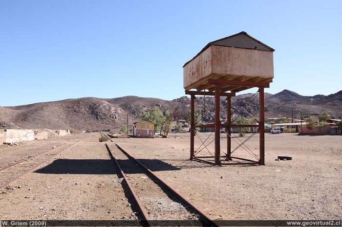 Estación ferrocarril de Incahuasi en la Región de Atacama - Chile