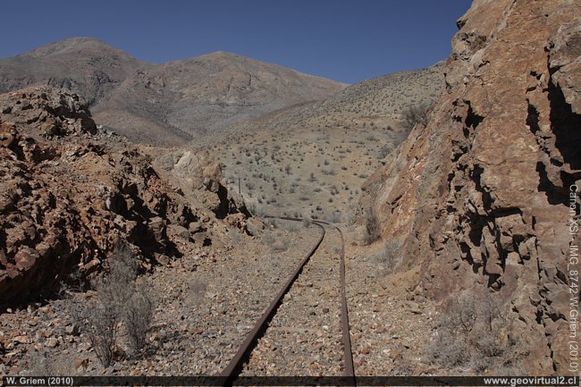 Linea longitudinal en el norte de Chile