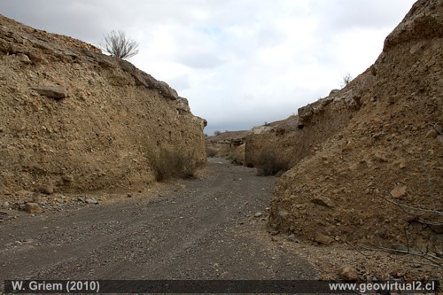 Trayecto del ferrocarril a Chañarcillo - Atacama