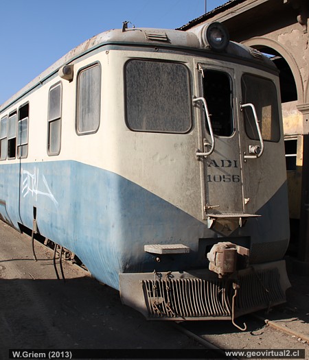 Tren Schindler en la estación de Copiapó, Region de Atacama