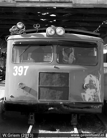 Tren en la estación de Copiapó