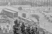 Vista de Paul Treutler a la Estación de Copiapó (Región Atacama)