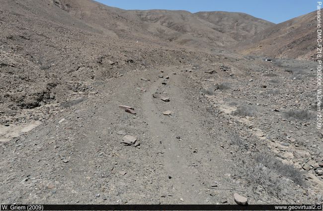 Ramal a la mina Placetones o Loreto en Las Animas, Región de Atacama, Chile