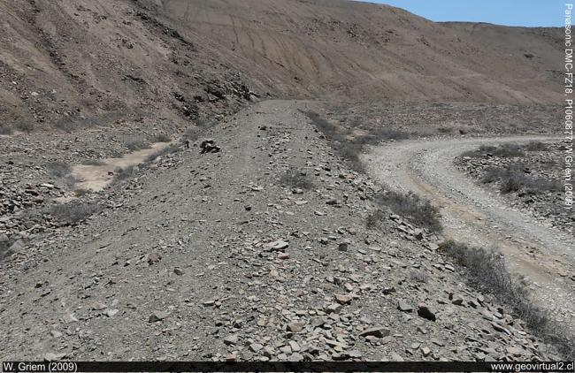 Ramal a la mina Suerte en Las Animas, Región de Atacama, Chile