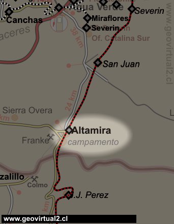 carta del sector Altamira