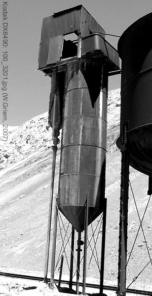 Estanque de Agua, ferrocarriles de Atacama, Chile