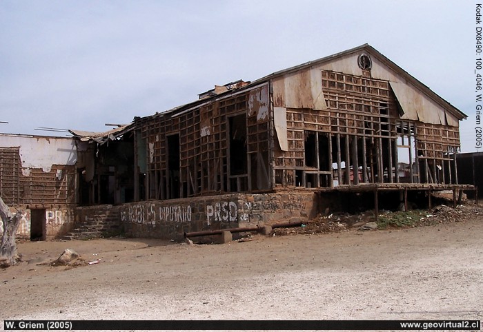 Der ehemalige Bahnhof von Carrizal Bajo in der Atacama Region, Chile