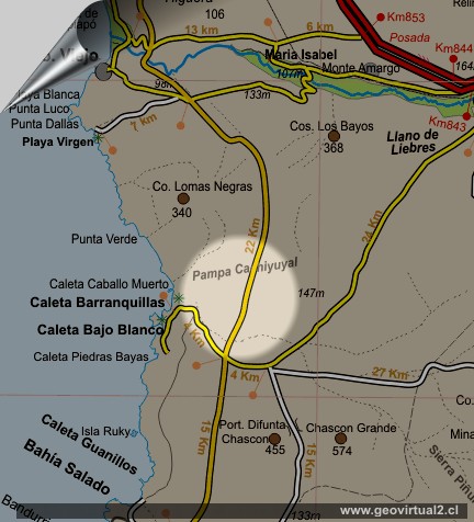 Carta del sector Cachiyuyal