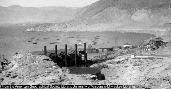 Robert Platt (1930): Barquito from the hill, Atacama