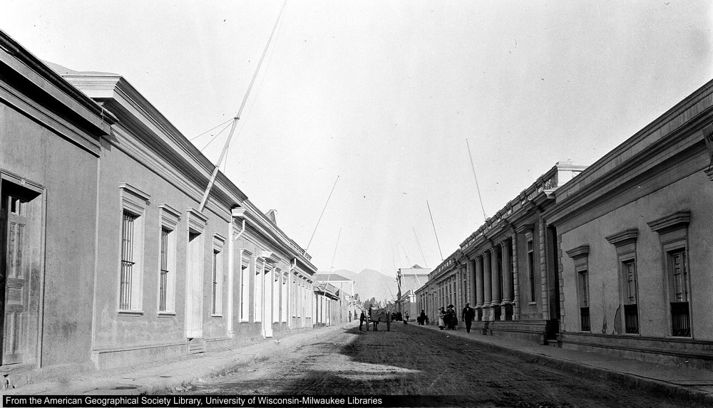 Calle en Copiapó, Región de Atacama, Chile