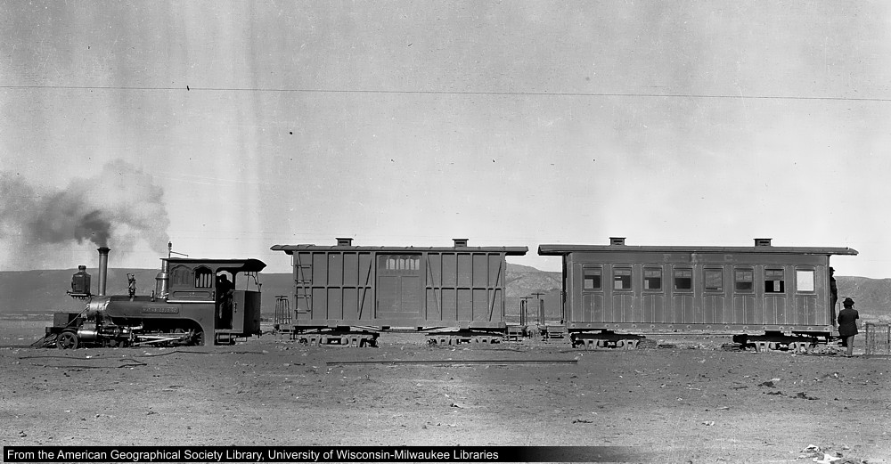 Tren en Monte Amargo, Región de Atacama, Chile