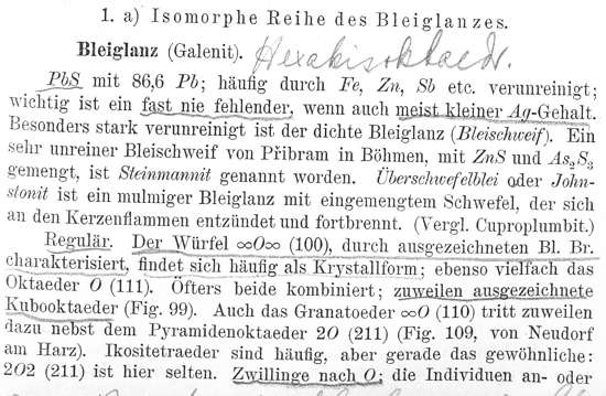 Bleiglanz - galenita Max Bauer (1)