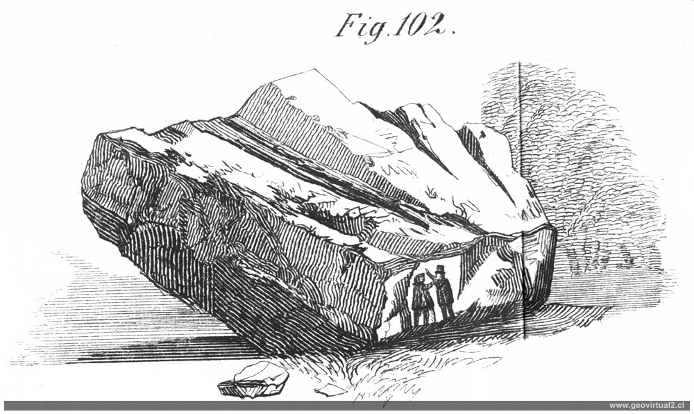 De la Beche (1852): Erratischer Block (2)