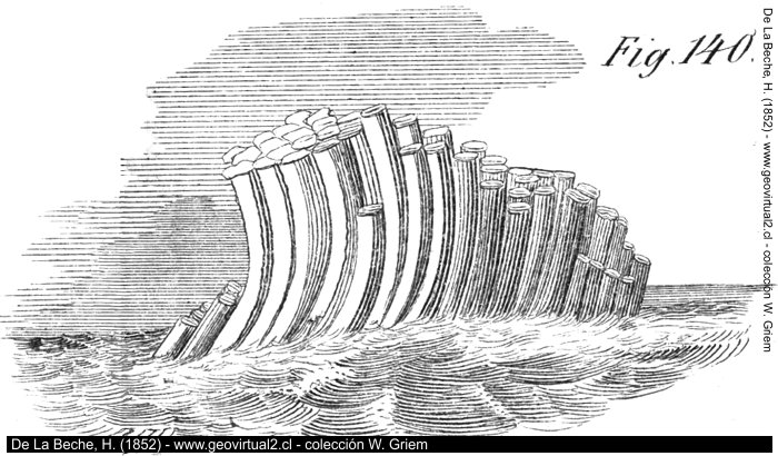 DE LA BECHE: Basaltsäulen