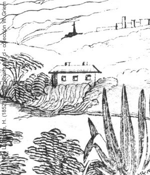 Detail Ansicht der Zeichnung vom Ätna