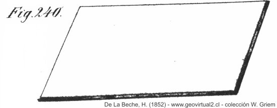 Bruch Rhomboeder - Beche, 1852