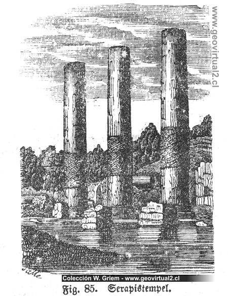 Die Säulen vom Serapis Tempel (Beudant, 1844)