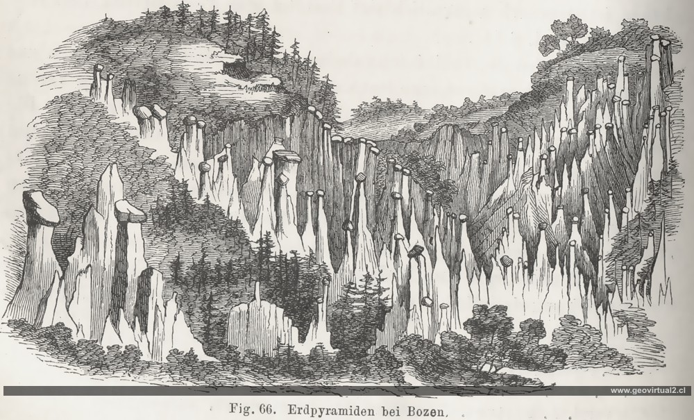 Credner (1891): Erd- oder Sandpyramiden bei Bozen