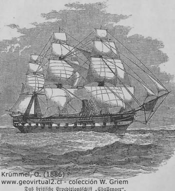 Krümmel (1886): Englisches Forschungsschiff Challenger