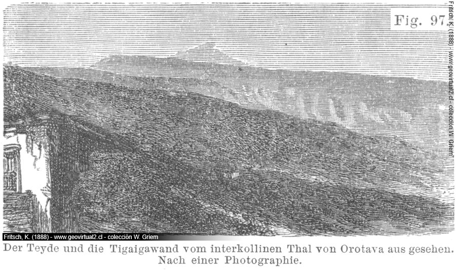 Fritsch, 1888: Teyde Vulkan