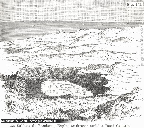Fritsch (1888): Explosionskrater auf den Kanarischen Inseln