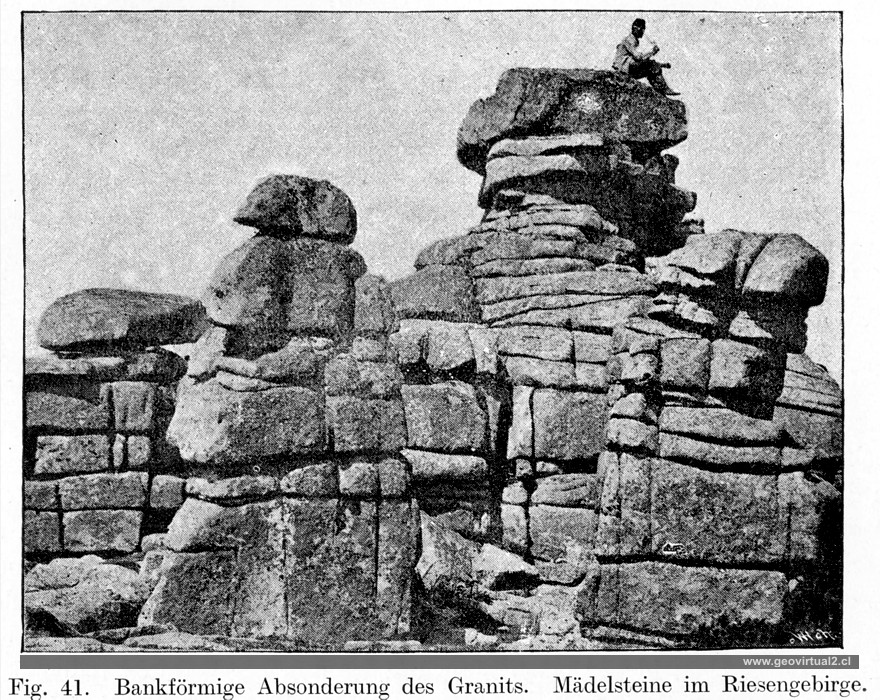 Fisuras de enfriamiento y meteorización esferoidal (Kayser, 1912)