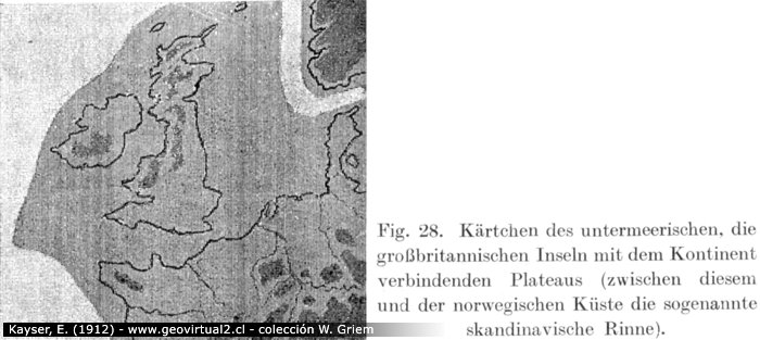 Kontinentalplattform - Kayser, 1912