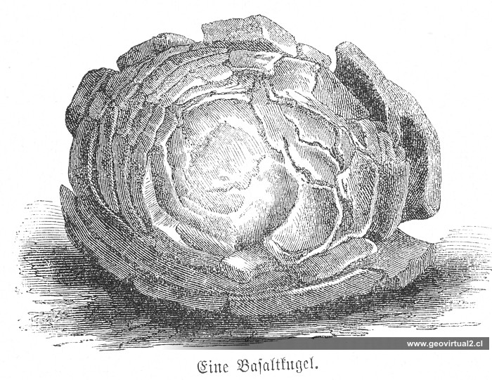 Lippert, 1878: Basalt Kugel