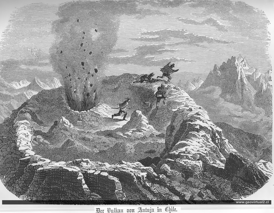  Ludwig, 1861: Vulkan Antujo in Chile