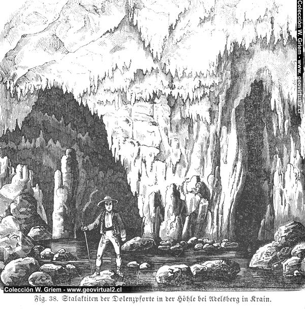 Ludwig, 1861: Die Adelsberghöhle in Kranjska (Krain) 